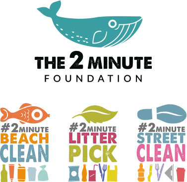 The logos for 2minute.org campaigns